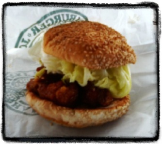 一番人気『チャイニーズチキンバーガー』