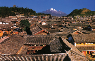 麗江古城全景