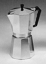 こんなイタリアみやげはいかが　イタリア式コーヒーメーカー　カッフェティエラ