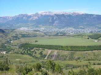 やっとコジャイケの街が見えた