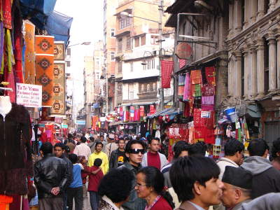 カトマンズ　タメル～ダルバール広場