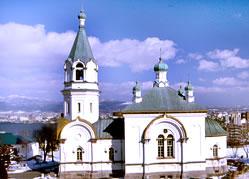 Hm84  真夏の北海道！道南の見どころ ◇ 函館ハリストス正教会