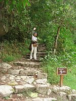 インカ道の入り口で