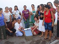 平和の記念植樹祭と除幕式