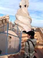 バトリョ邸の屋上にて