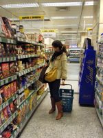 地元のスーパー（マドリッド）で買い物