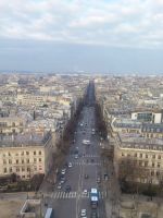 凱旋門から見た街中