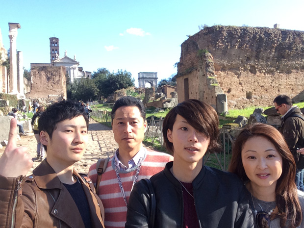 Ｋ様ご家族／イタリア周遊９日間