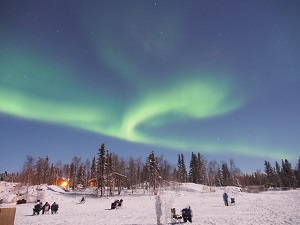 Ａ様ご夫妻／イエローナイフオーロラの旅