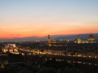 フィレンツェ夕暮れ