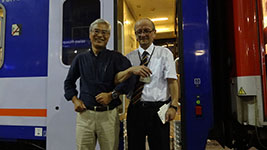 ウィーン寝台列車の車掌さんと