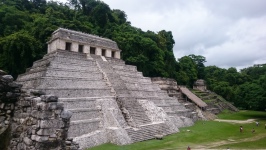 ジャングルの中のパレンケ遺跡