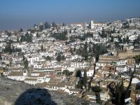 アルハンブラ宮殿からの街の風景