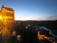 夕暮れのライン古城ホテル