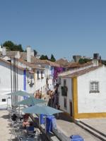 オビドスの白壁の街並み