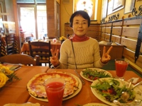 マルゲリータが一番美味しかったお店にて