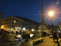 夕闇のナヴォナ広場