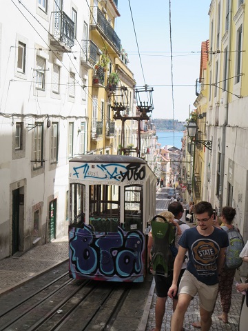 ビッカ線のケーブルカー