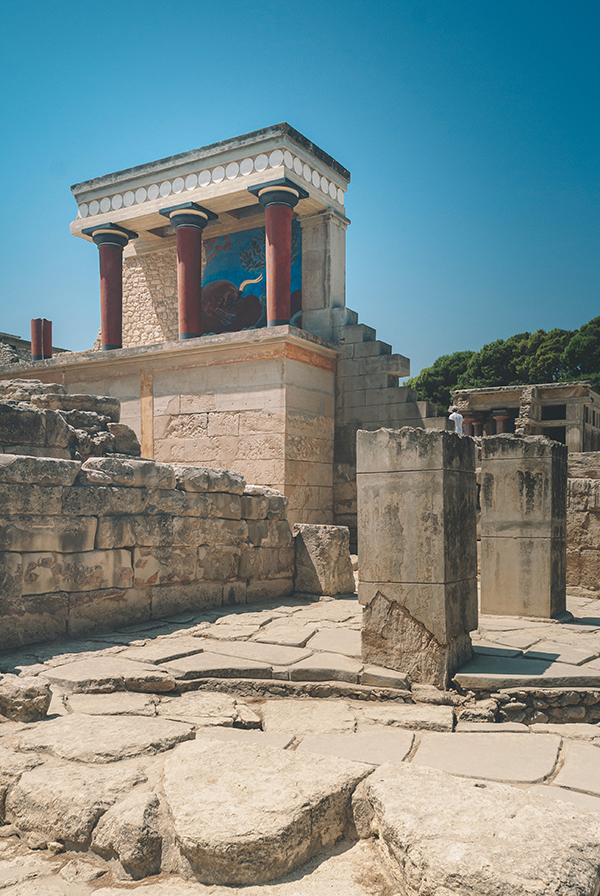 クレタ島のクノッソス宮殿