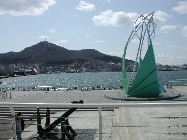 函館山と港