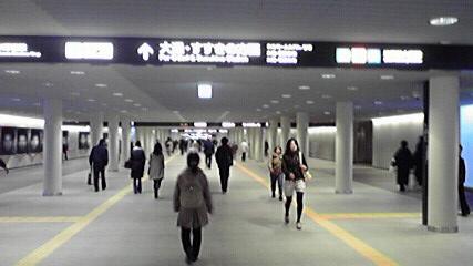 Hm74  早春の北海道！◇ようやく開通・札幌駅前通地下歩行空間