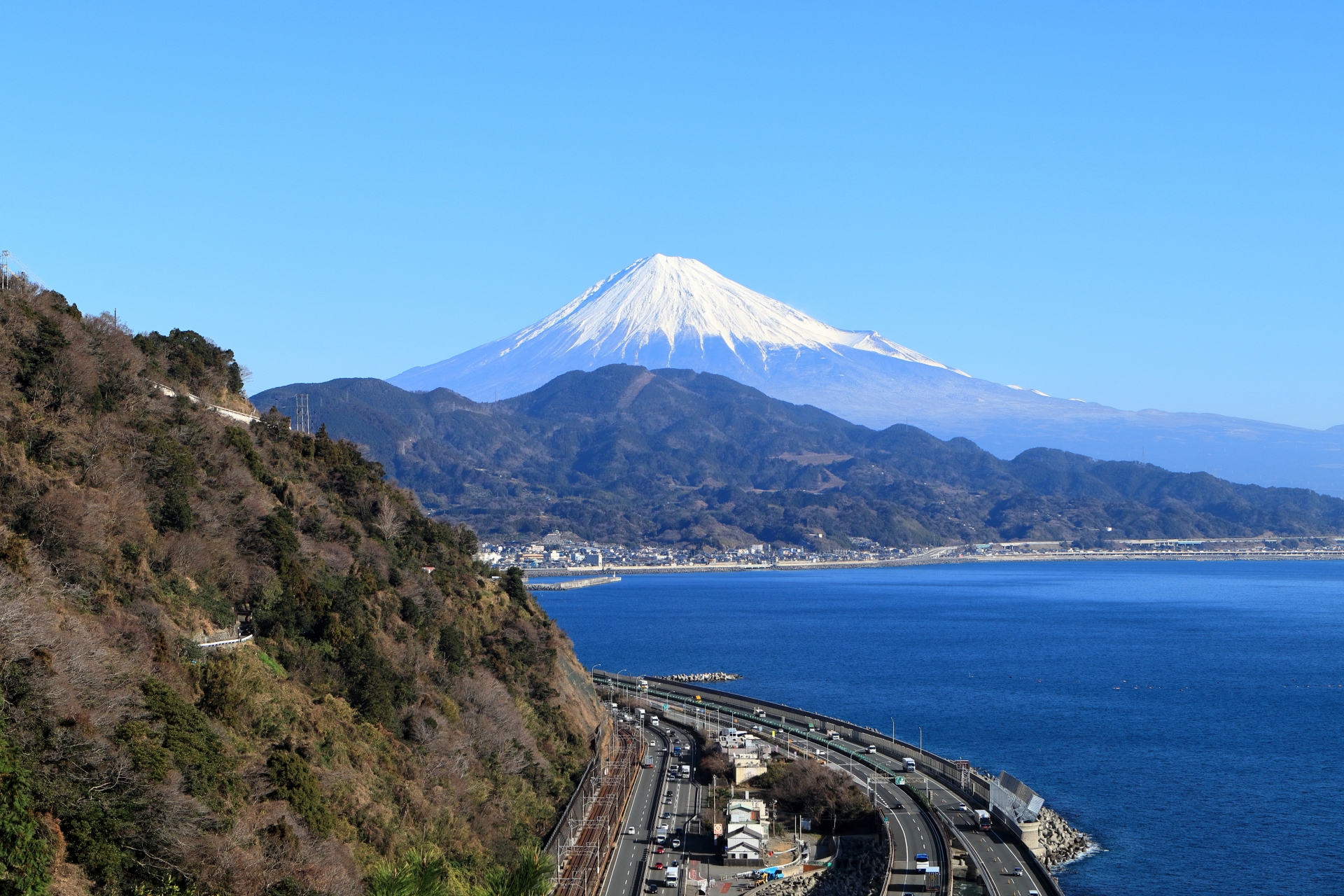 東海道を行く・由比から三保の松原・富士山 2日間