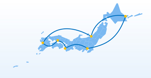 5つの海を制覇！日本の海の絶景と癒しの温泉を楽しむ、日本ぐるり一周9日間