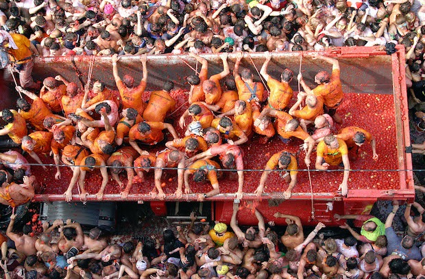 スペインはブニョールのトマト祭り、今年は8月29日開催です