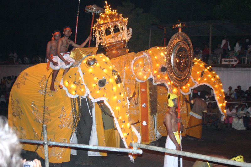 スリランカ最大の祭り、キャンディのエサラ・ペラヘラ