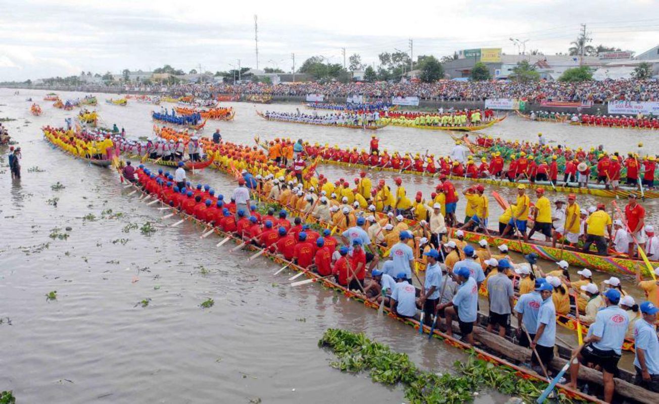 メコンデルタのクメール民族の祭り「オク・オン・ボク」