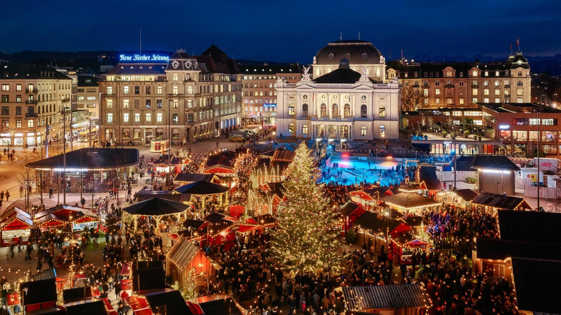 チューリヒのクリスマスマーケット