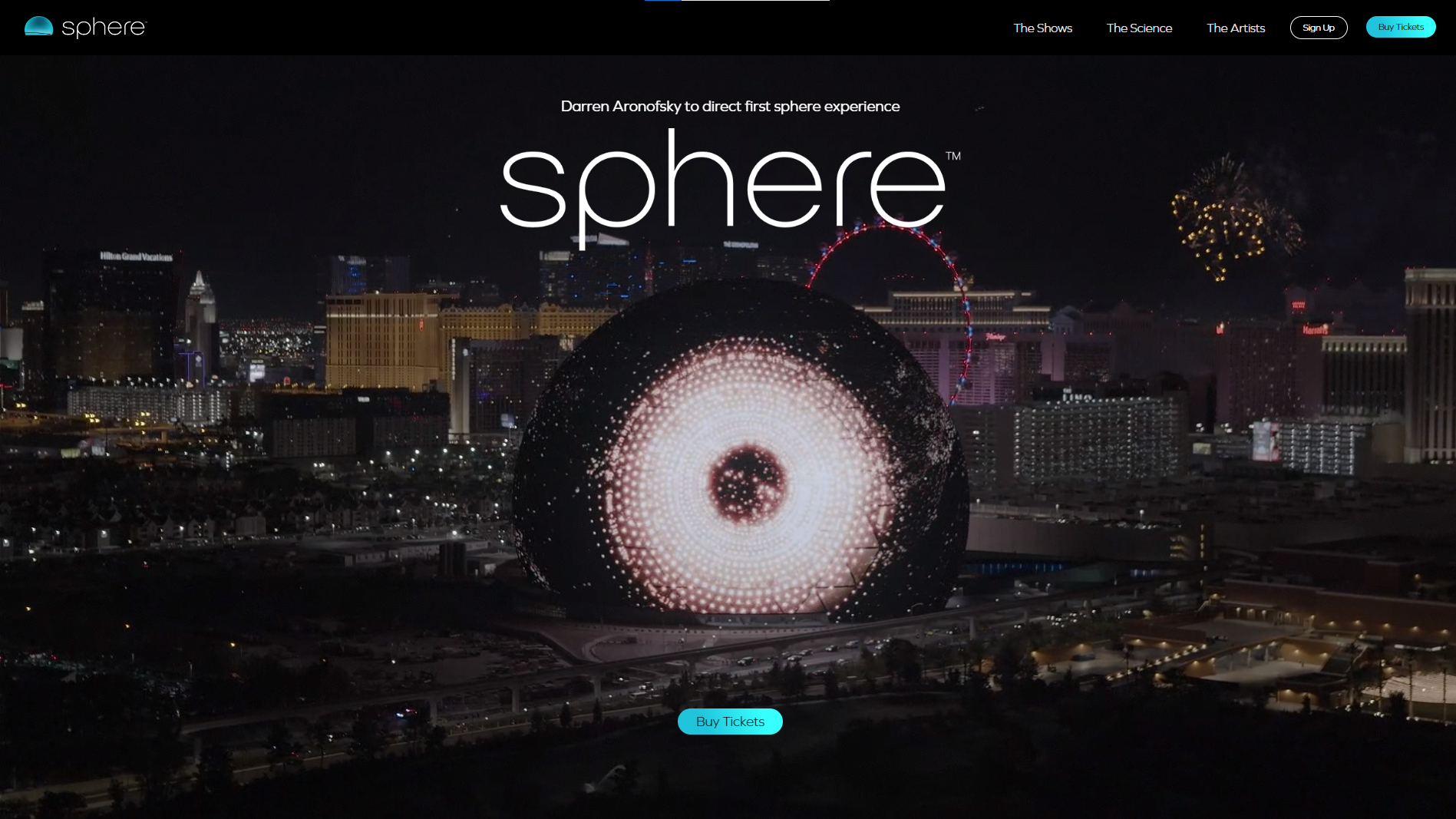 ラスベガスの巨大球形アリーナ「MSG Sphere」、9月末オープン
