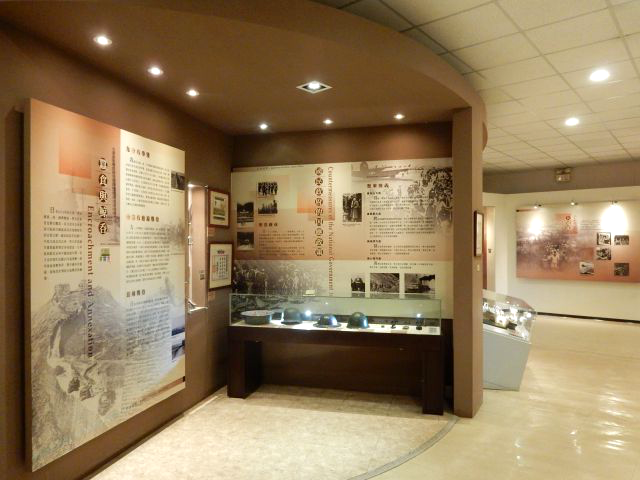 国軍歴史文物館の展示風景